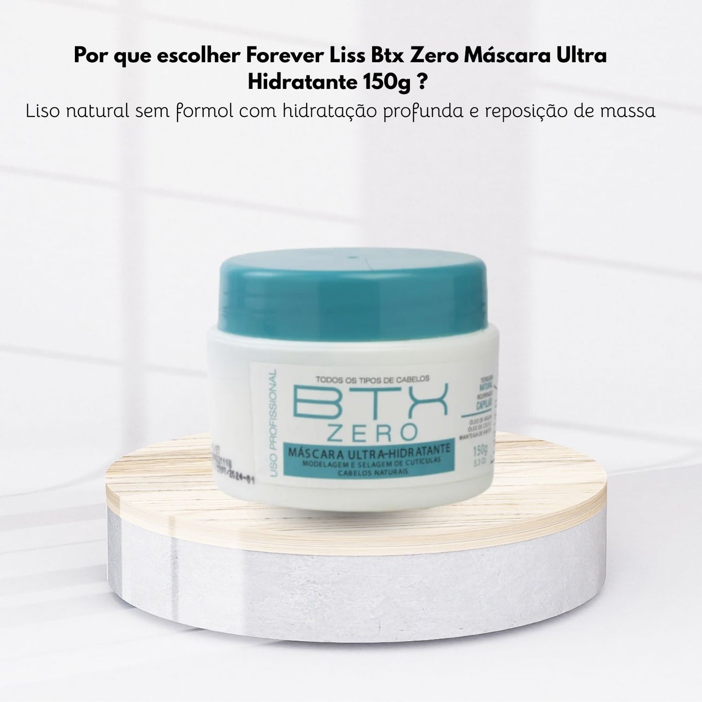 Botox Capilar Capilar Forever Liss Btx Zero Máscara Ultra Hidratante 150 g
