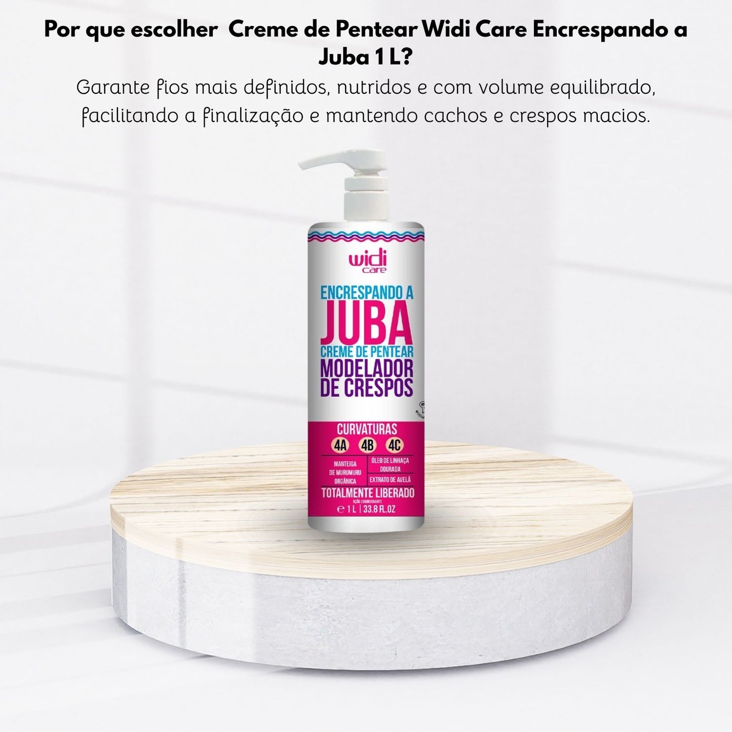 Creme de Pentear Widi Care Encrespando a Juba 1 Litro