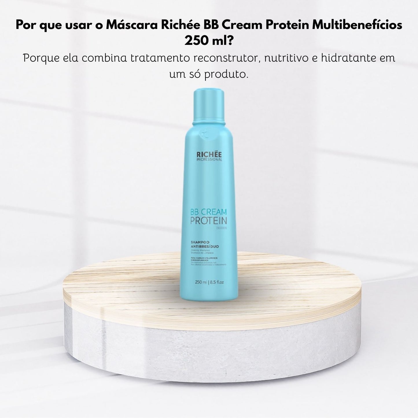 Shampoo Antirresíduo Richée BB Cream Protein 250 ml