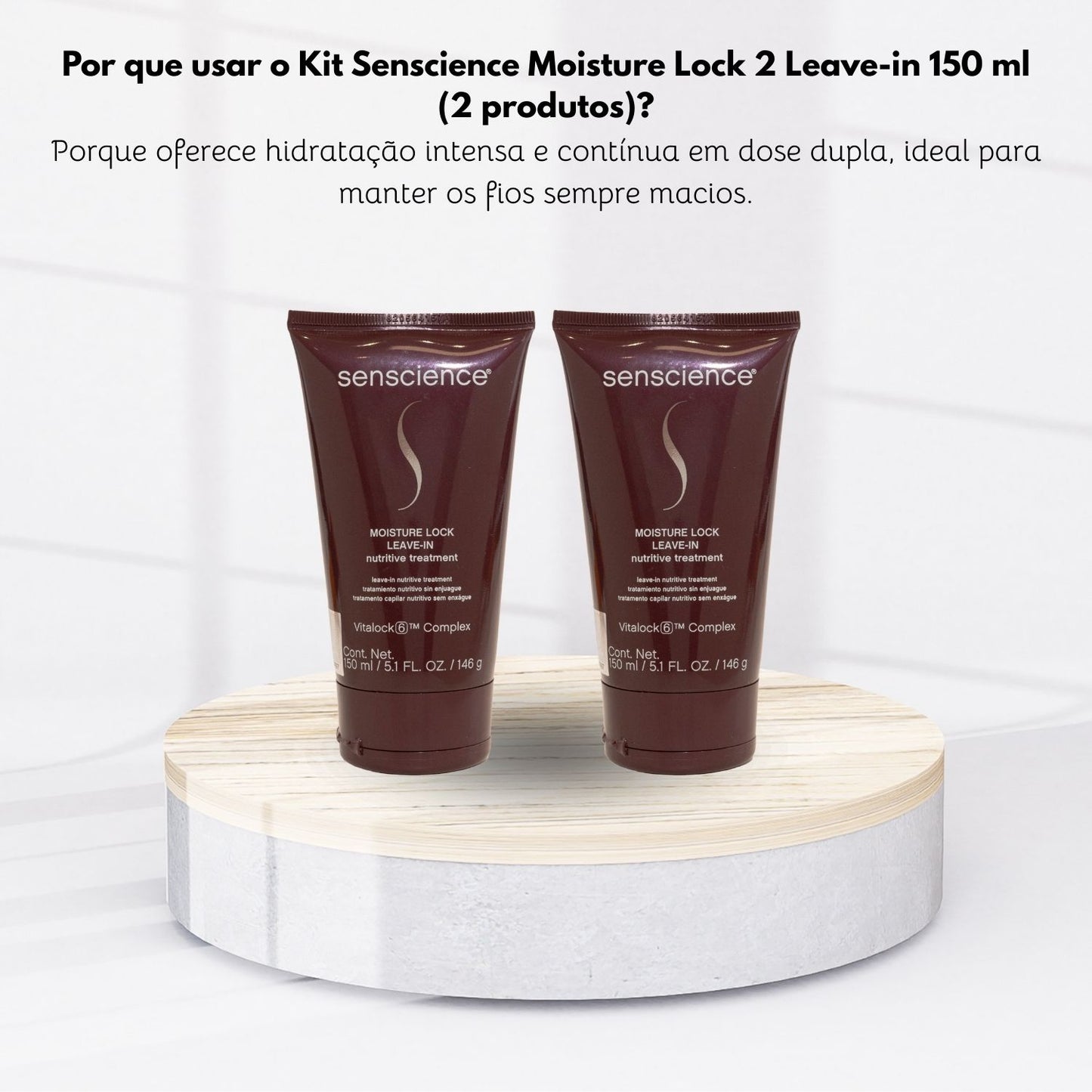 Kit Senscience Moisture Lock 2 Leave-in 150 ml