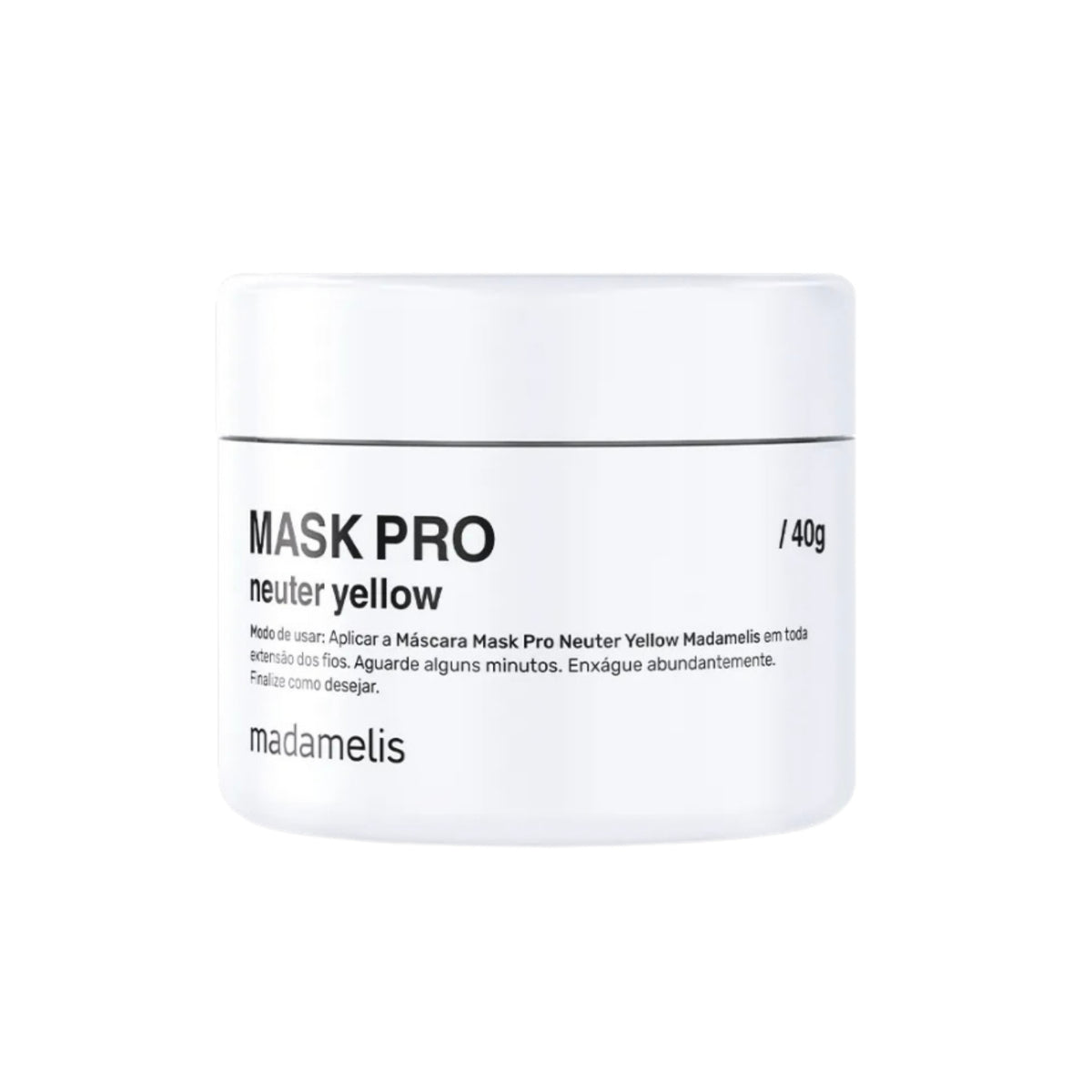🎁 Brinde Madamelis Mask Pro Neuter Yellow 40 g (100% off)