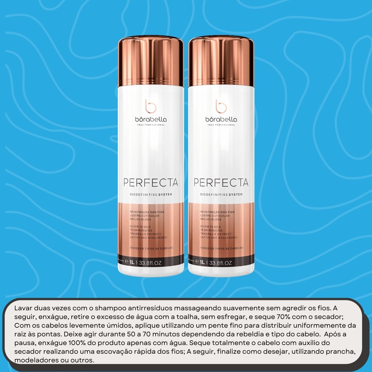 Kit Bórabella Perfecta 2 Progressiva Bio Definitive 1 Litro
