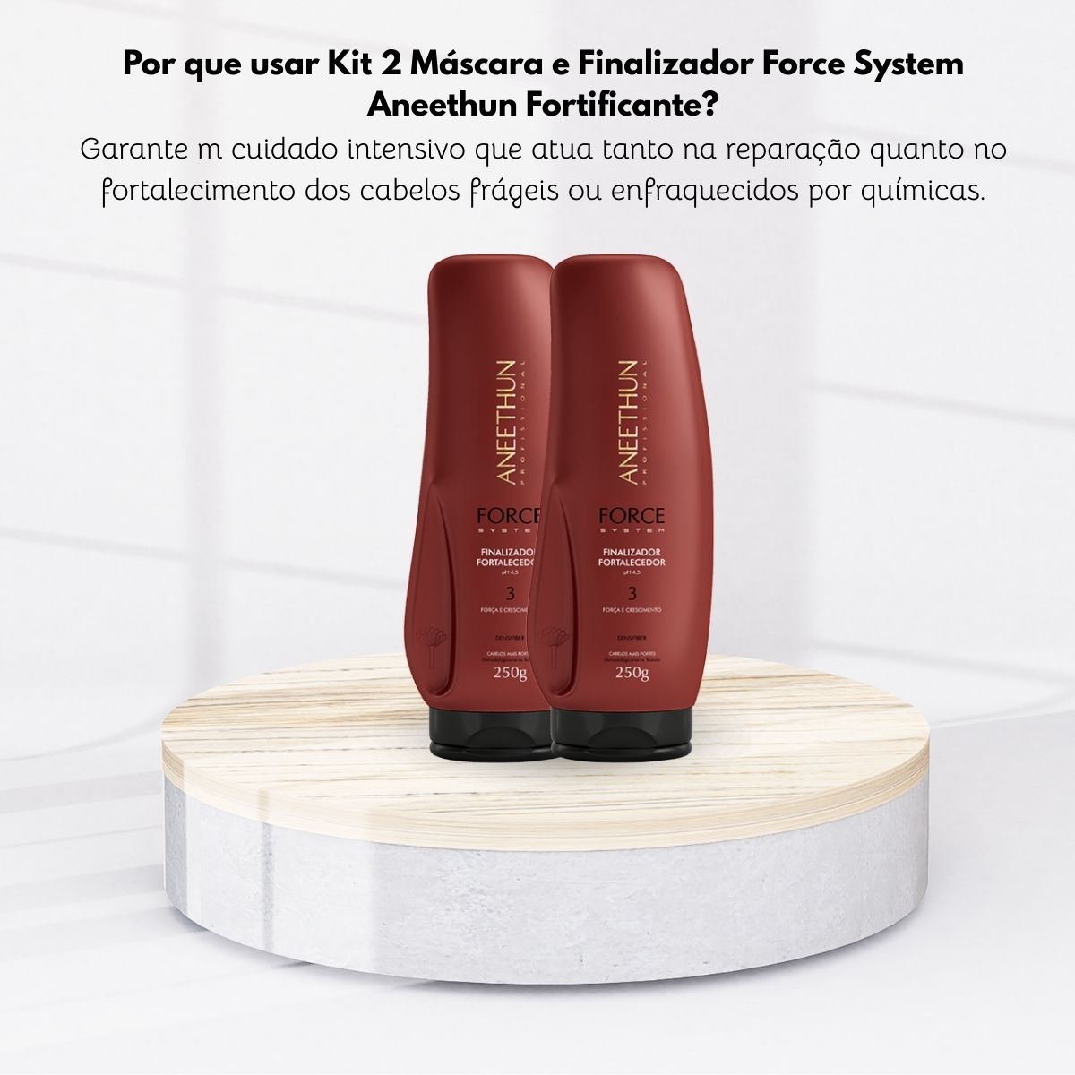 Kit Aneethun Force 2 Finalizador Fortalecedor 250 g