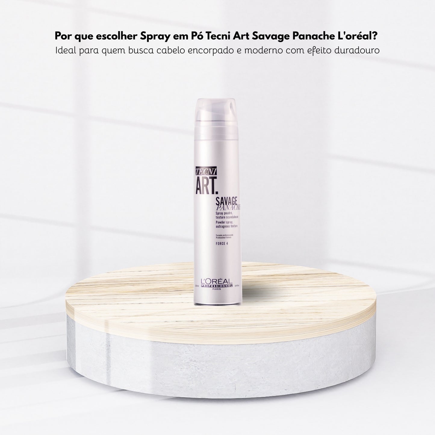 Spray Loreal Tecni Art Savage Panache em Pó 250 ml