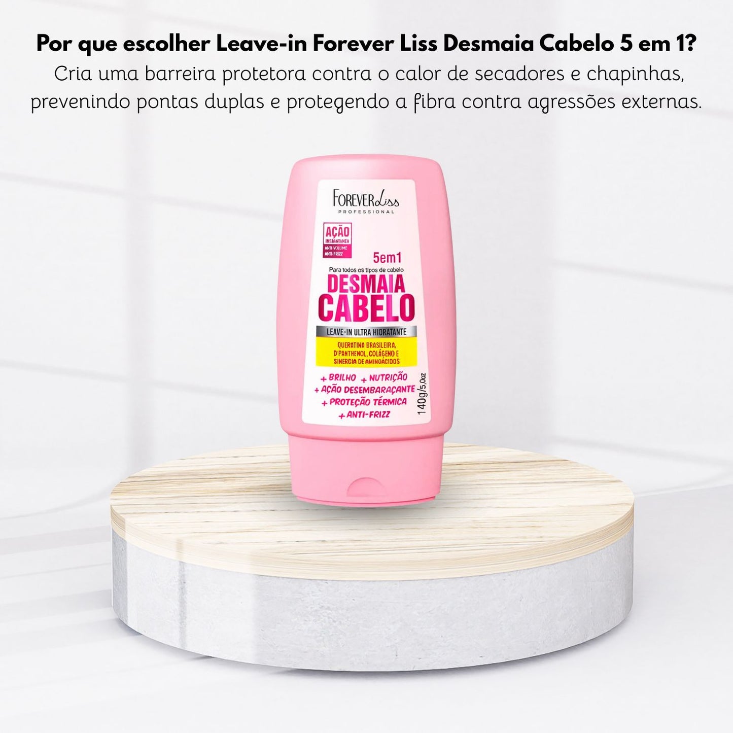 Leave-in Forever Liss Desmaia Cabelo 5 em 1 140 g