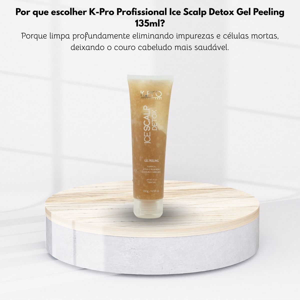 K.Pro Profissional Ice Scalp Detox Gel Peeling 130ml