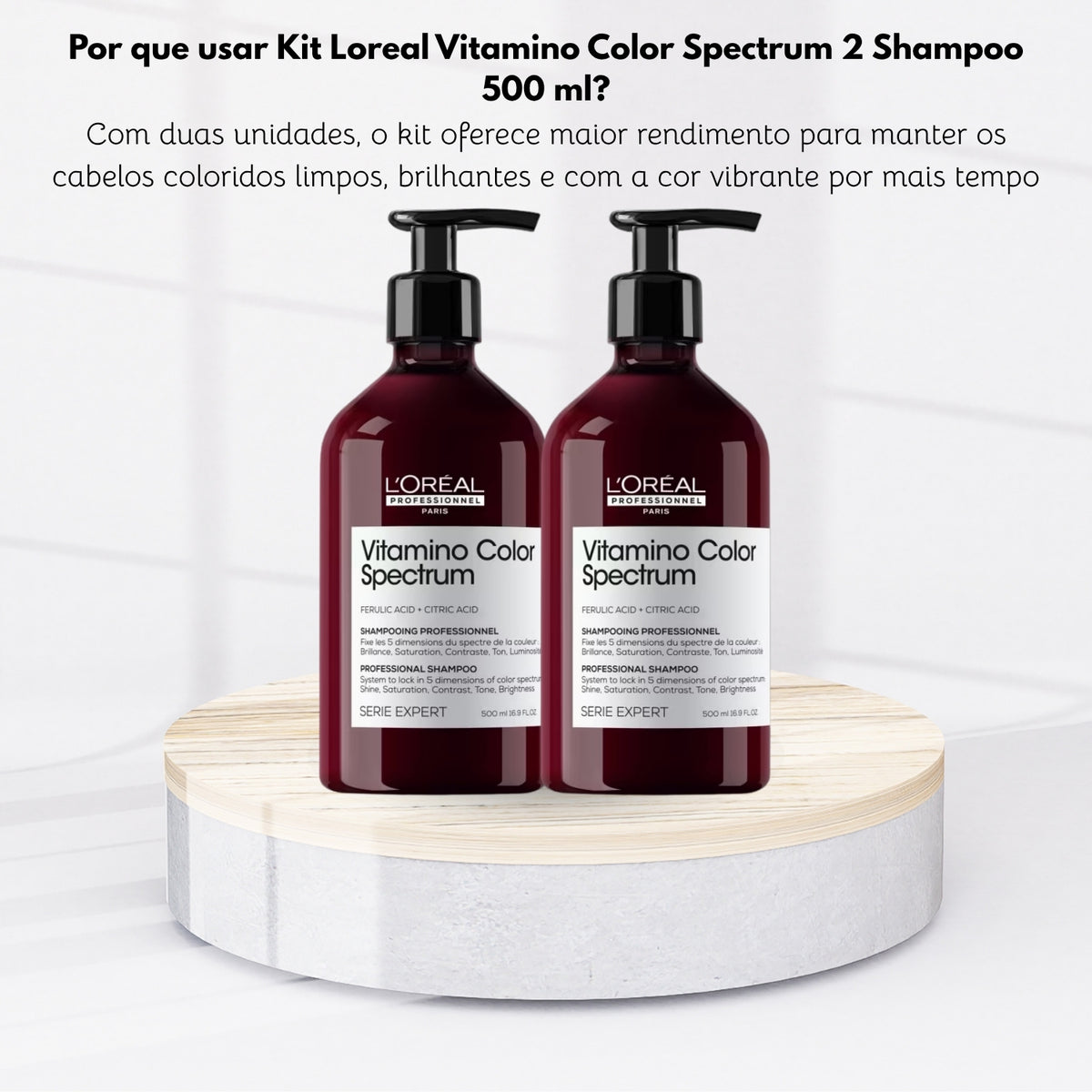 Kit Loreal Vitamino Color Spectrum 2 Shampoo 500 ml