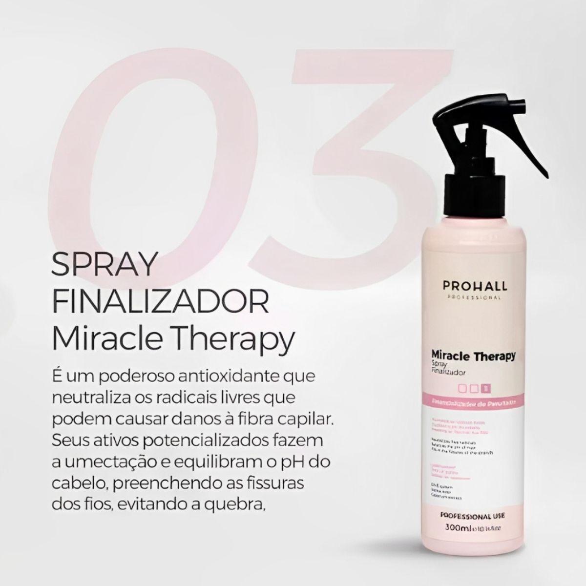 Spray Prohall Miracle Therapy Finalizador 300 ml