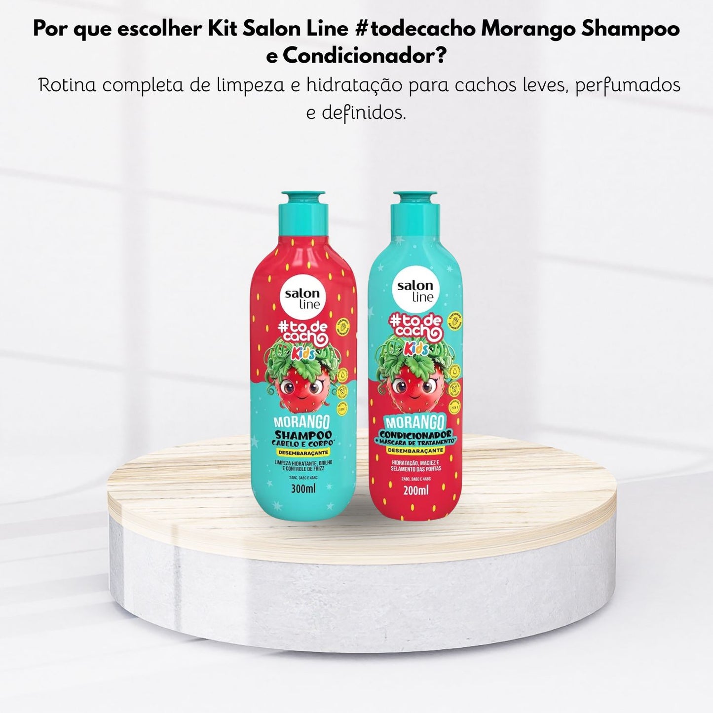 Kit Salon Line #todecacho Morango Shampoo e Condicionador