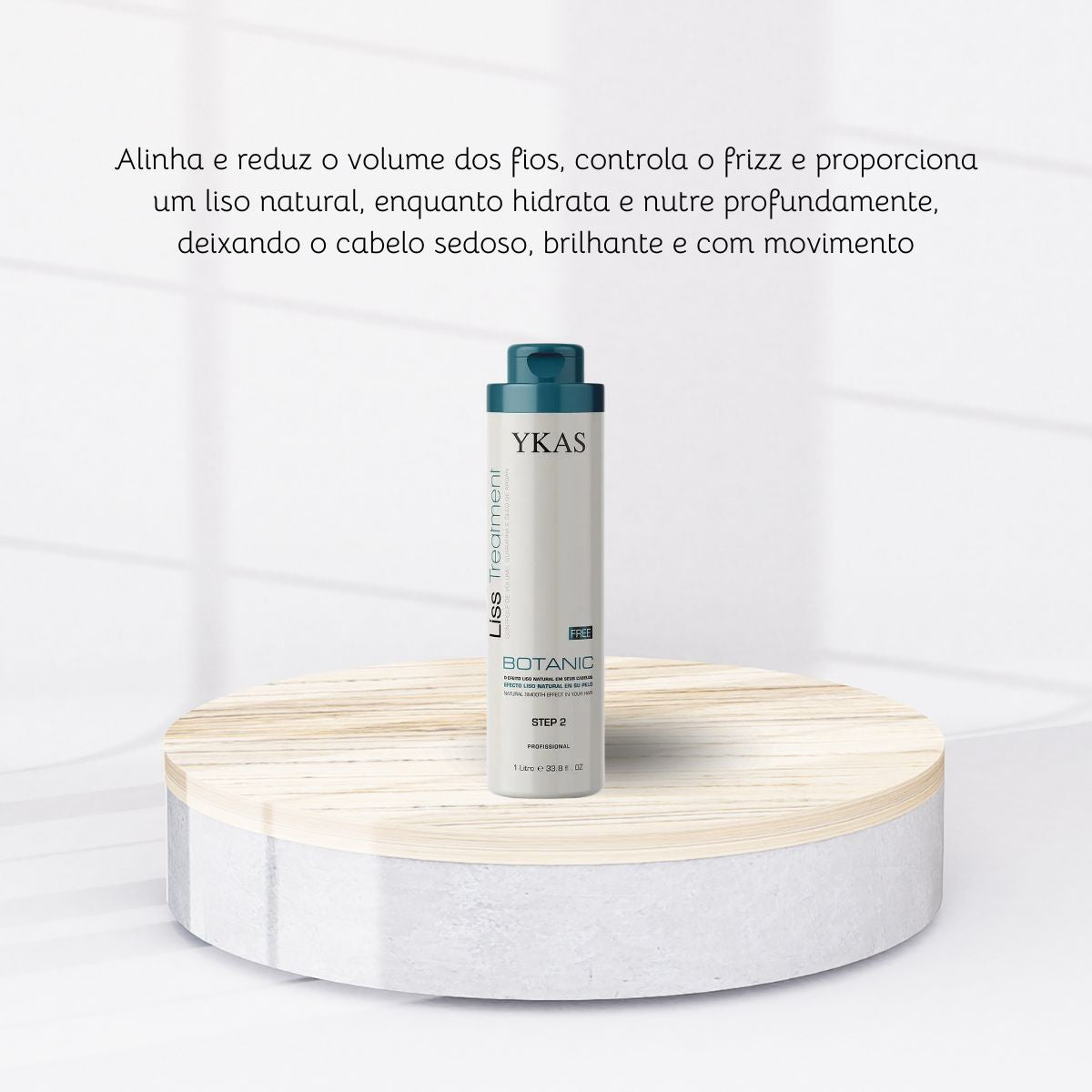 Progressiva Ykas Liss Treatment Botanic Step 2 Efeito Liso 1 Litro