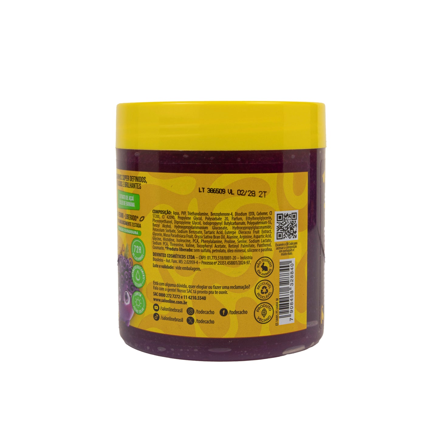 Salon Line #todecacho Açai Gelatina Definidora 550ml