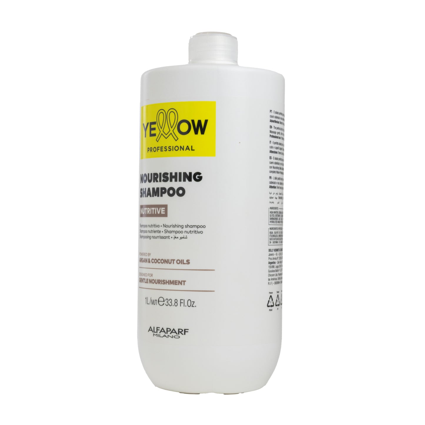 Shampoo Yellow Nutritive Tratamento Nutritivo Shampoo Hidratante 1 Litro