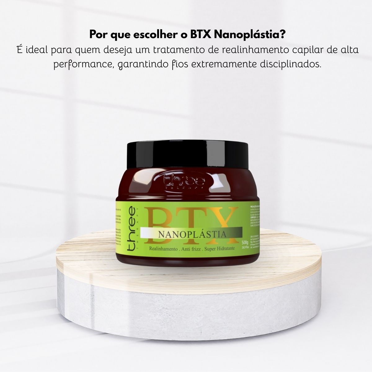 Máscara Three Therapy Pantovin BTX Nanoplastia 500 g