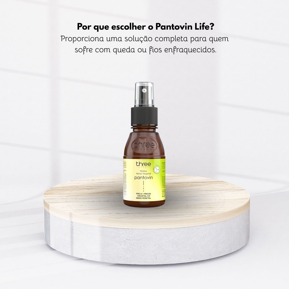 Three Therapy Pantovin Crescimento Capilar Tônico 100 ml