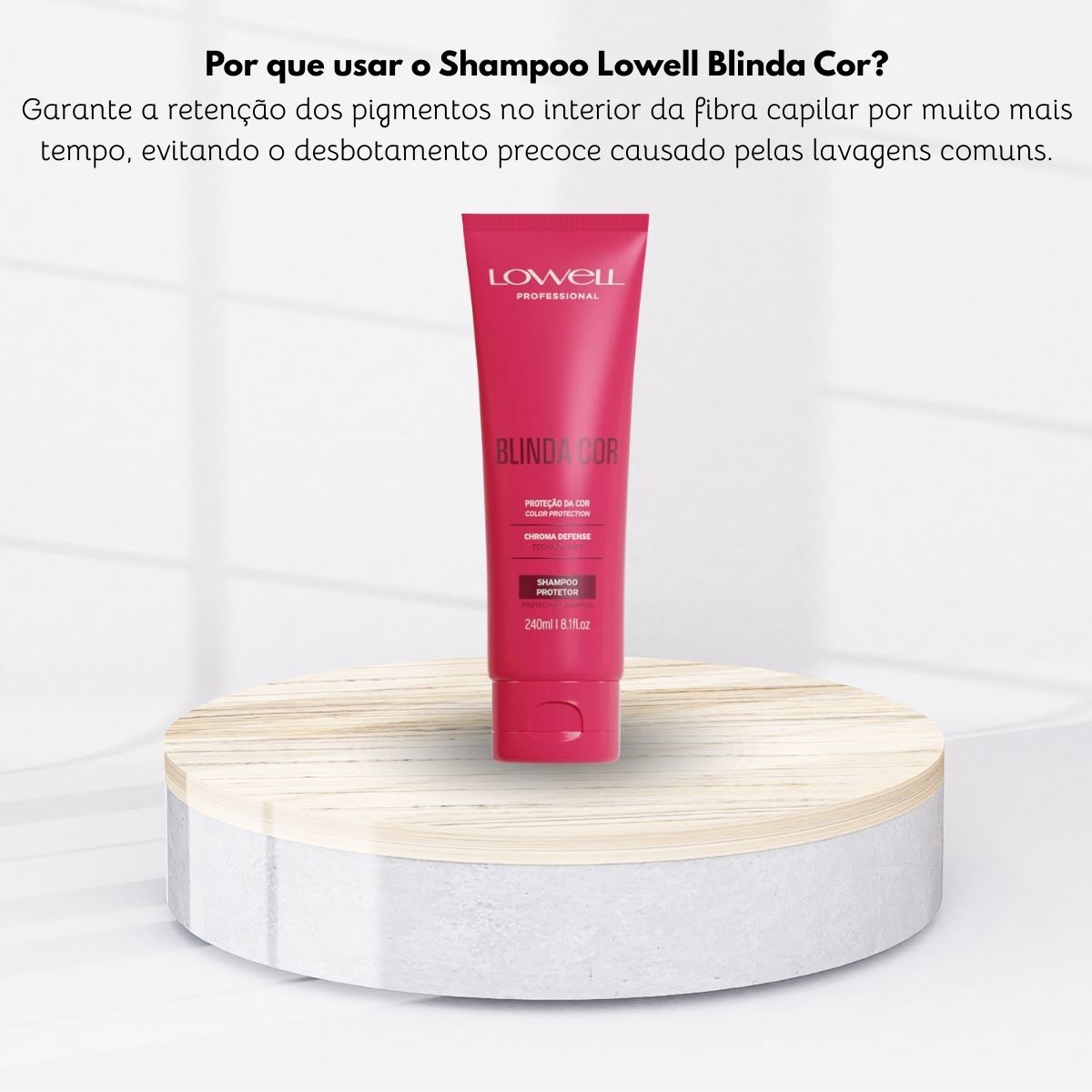 Shampoo Lowell Blinda Cor Protetor 240 ml