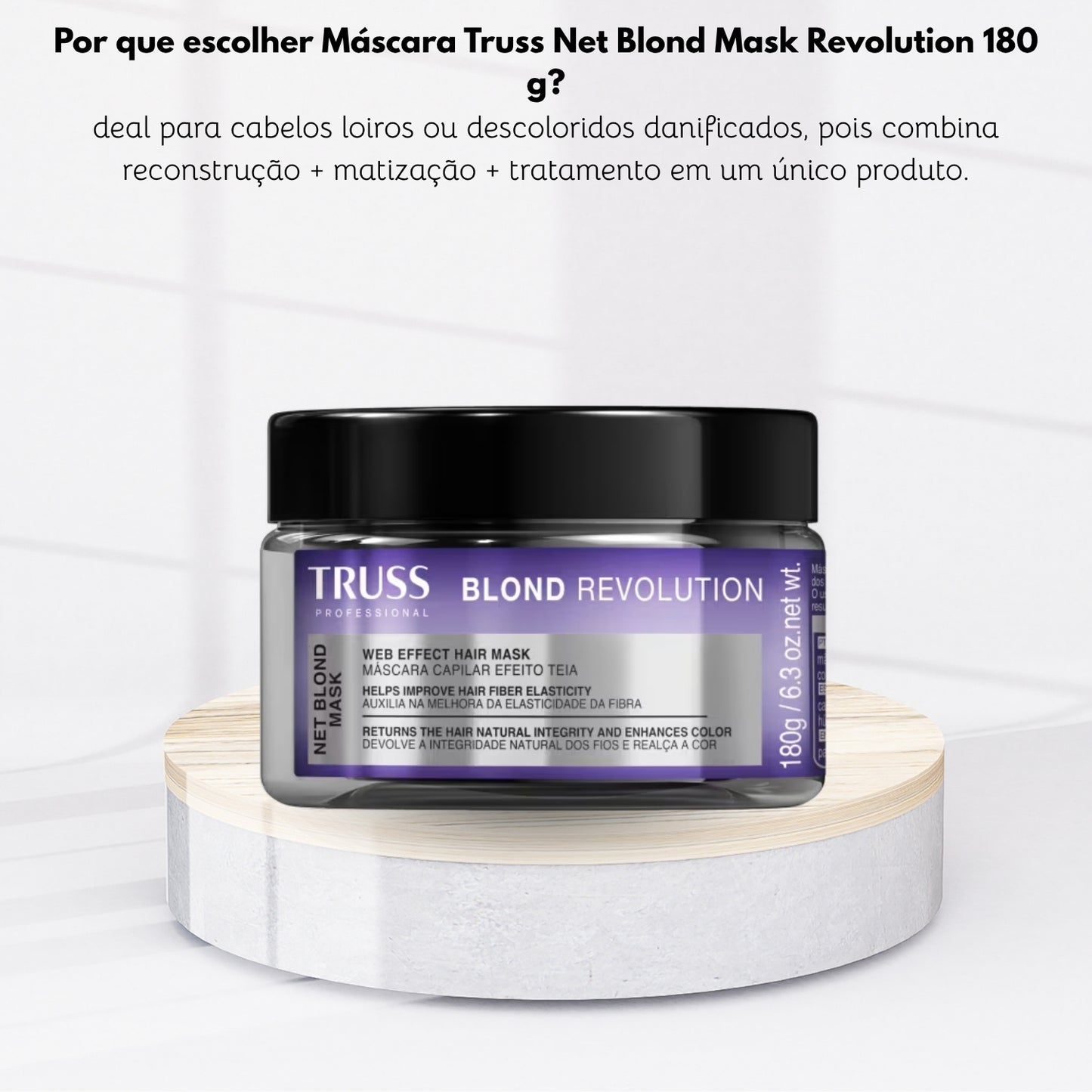 Máscara Truss Net Blond Mask Revolution 180 g
