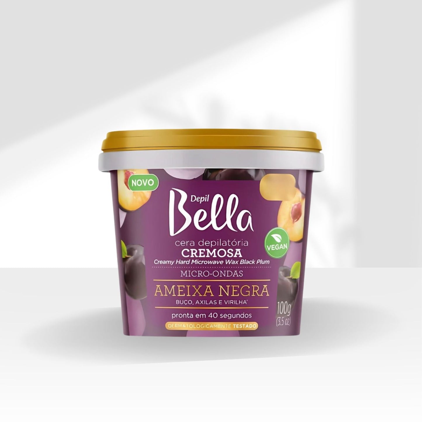 Cera Depilatória Depil Bella Micro-Ondas Ameixa Negra 100 g