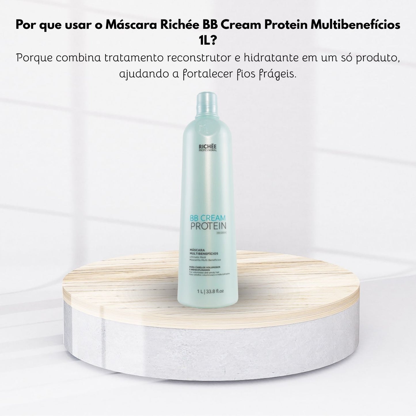 Máscara Richée BB Cream Protein Multibenefícios 1 Litro