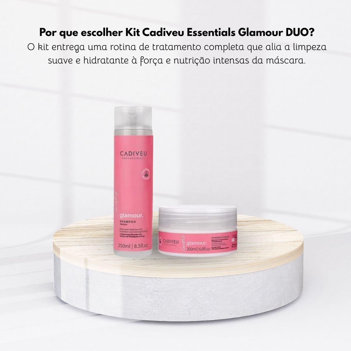 Kit Cadiveu Glamour Tratamento Milagroso Shampoo 250 ml + Máscara 200 g