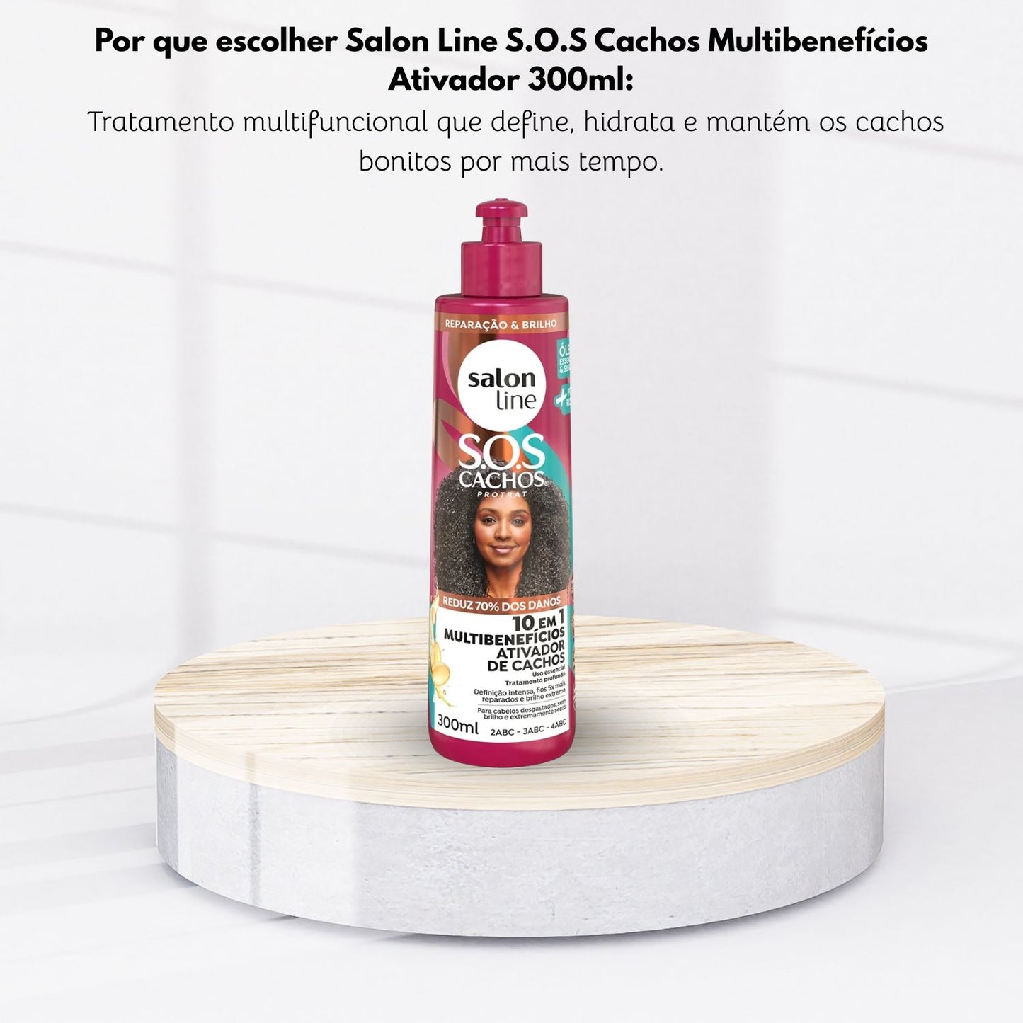 Salon Line S.O.S Cachos Multibenefícios Ativador 300ml