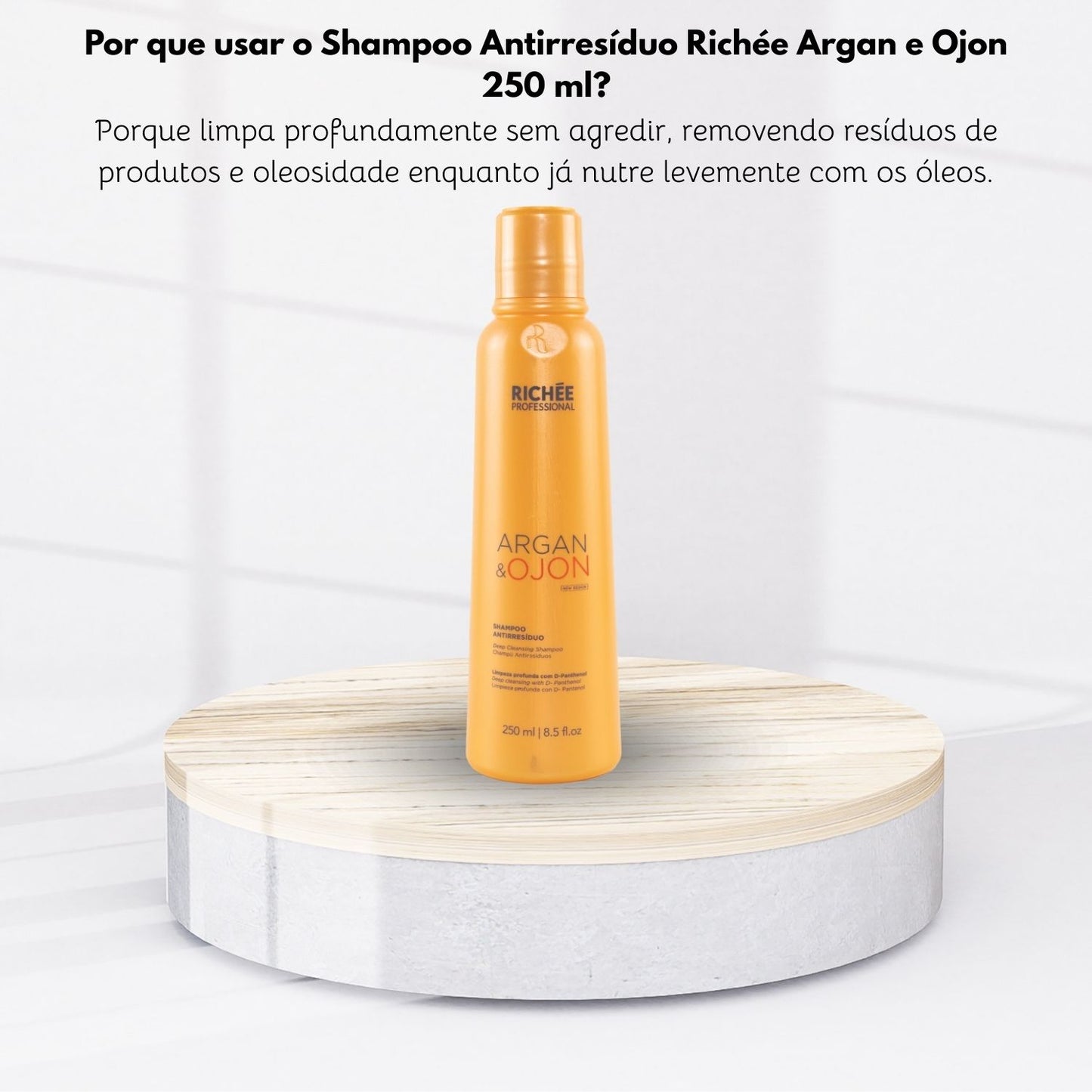 Shampoo Antirresíduo Richée Argan e Ojon 250 ml