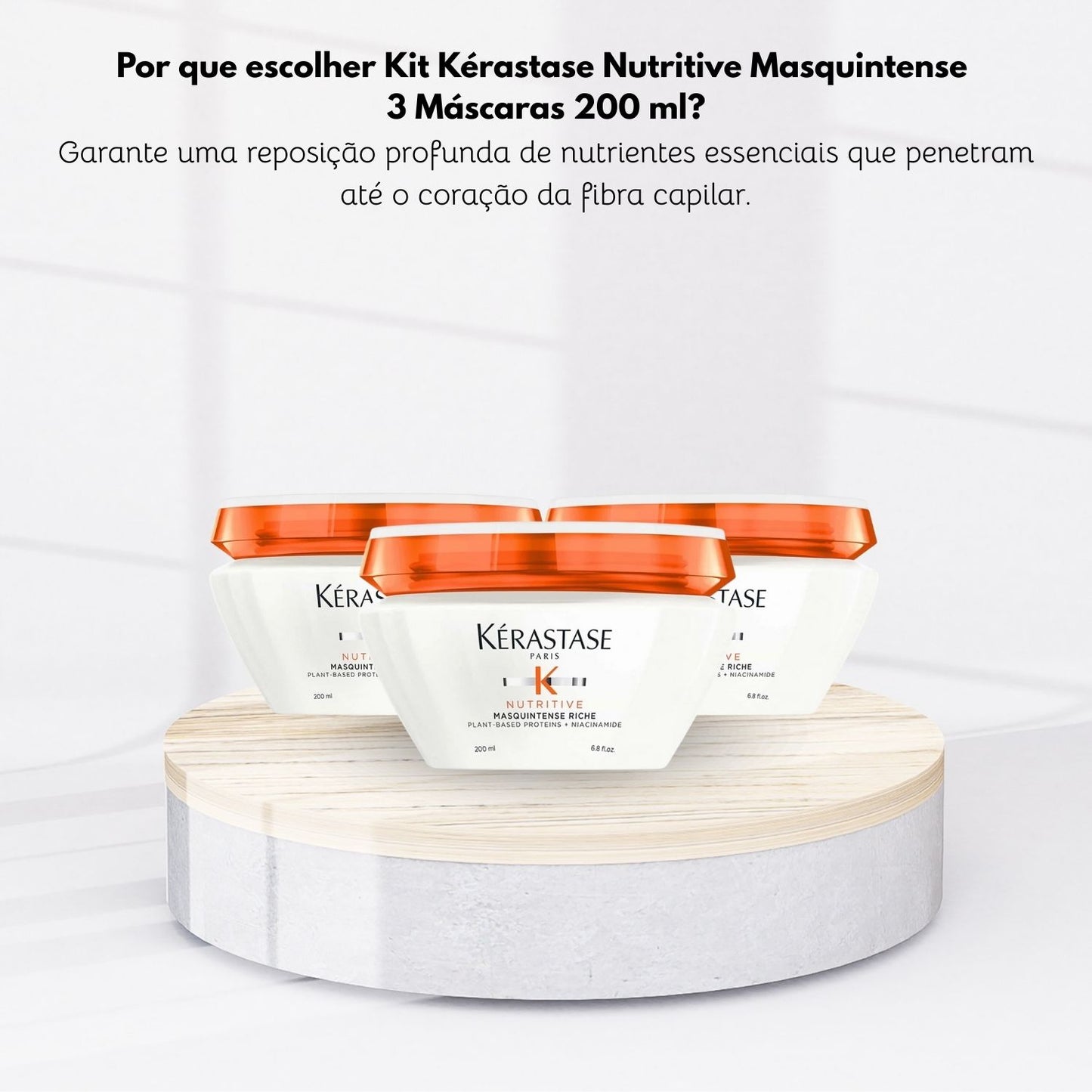 Kit Kérastase Nutritive Masquintense 3 Máscara 200 ml