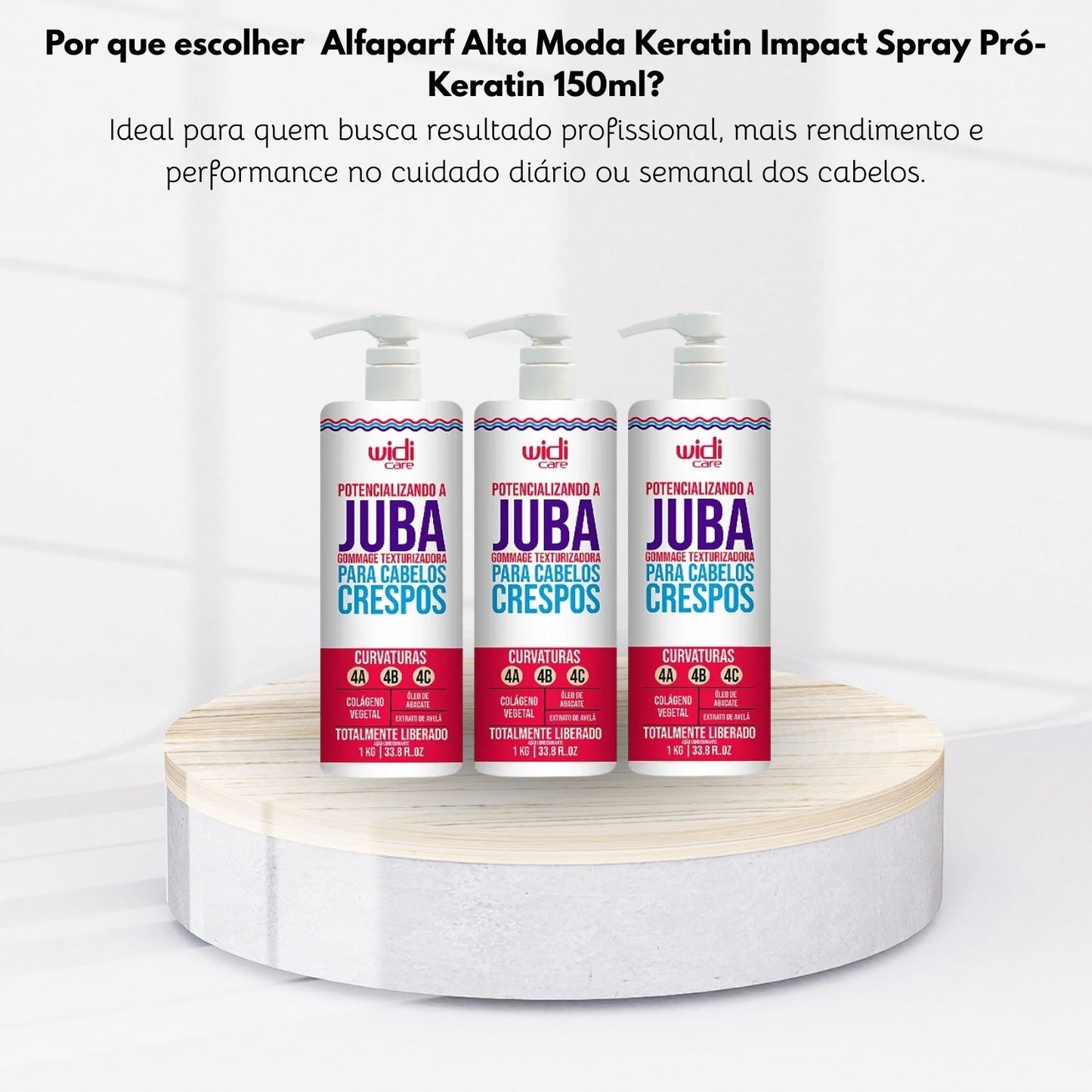 Kit Widi Care Potencializando A Juba 3 Texturizadora 480 g