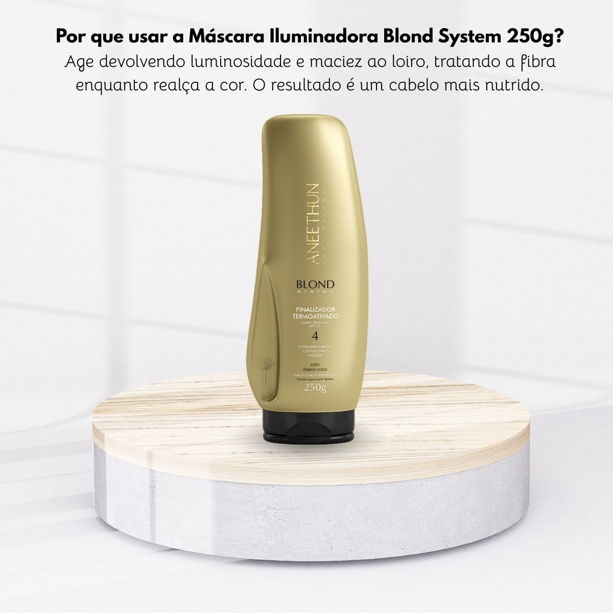 Leave-in Aneethun Blond Finalizador Termoprotetor 250 g