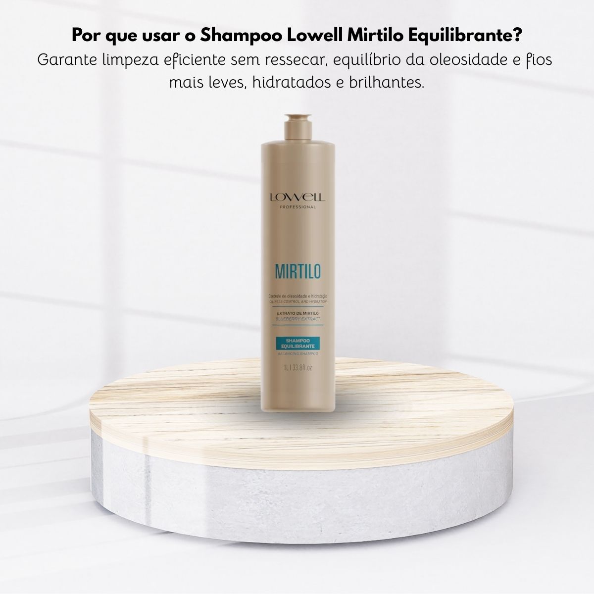 Shampoo Lowell Mirtilo Equilibrante 1 Litro