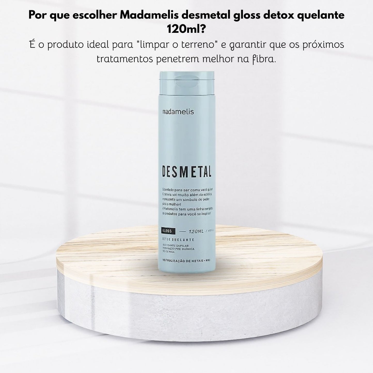 Madamelis Desmetal Gloss Detox Quelante 120 ml