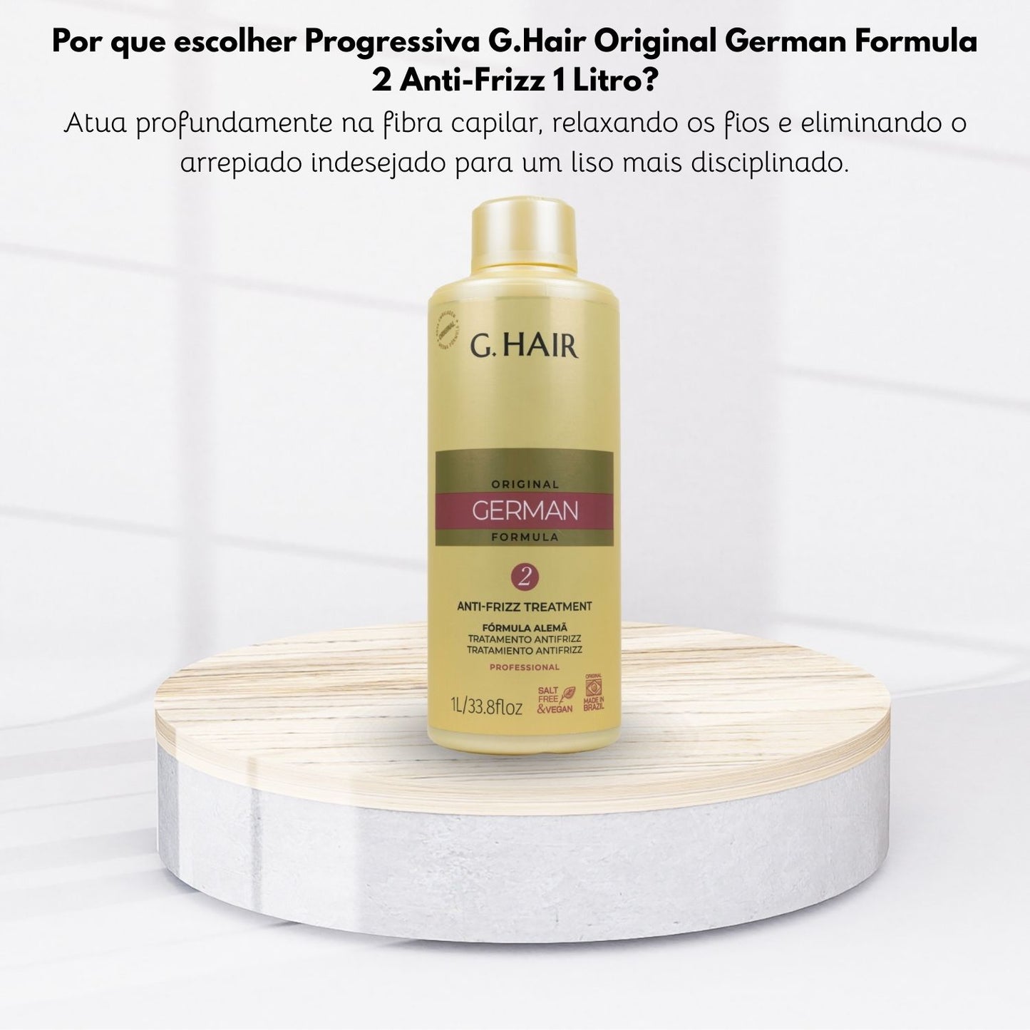 Progressiva G.Hair Original German Formula 2 Anti-Frizz 1 Litro
