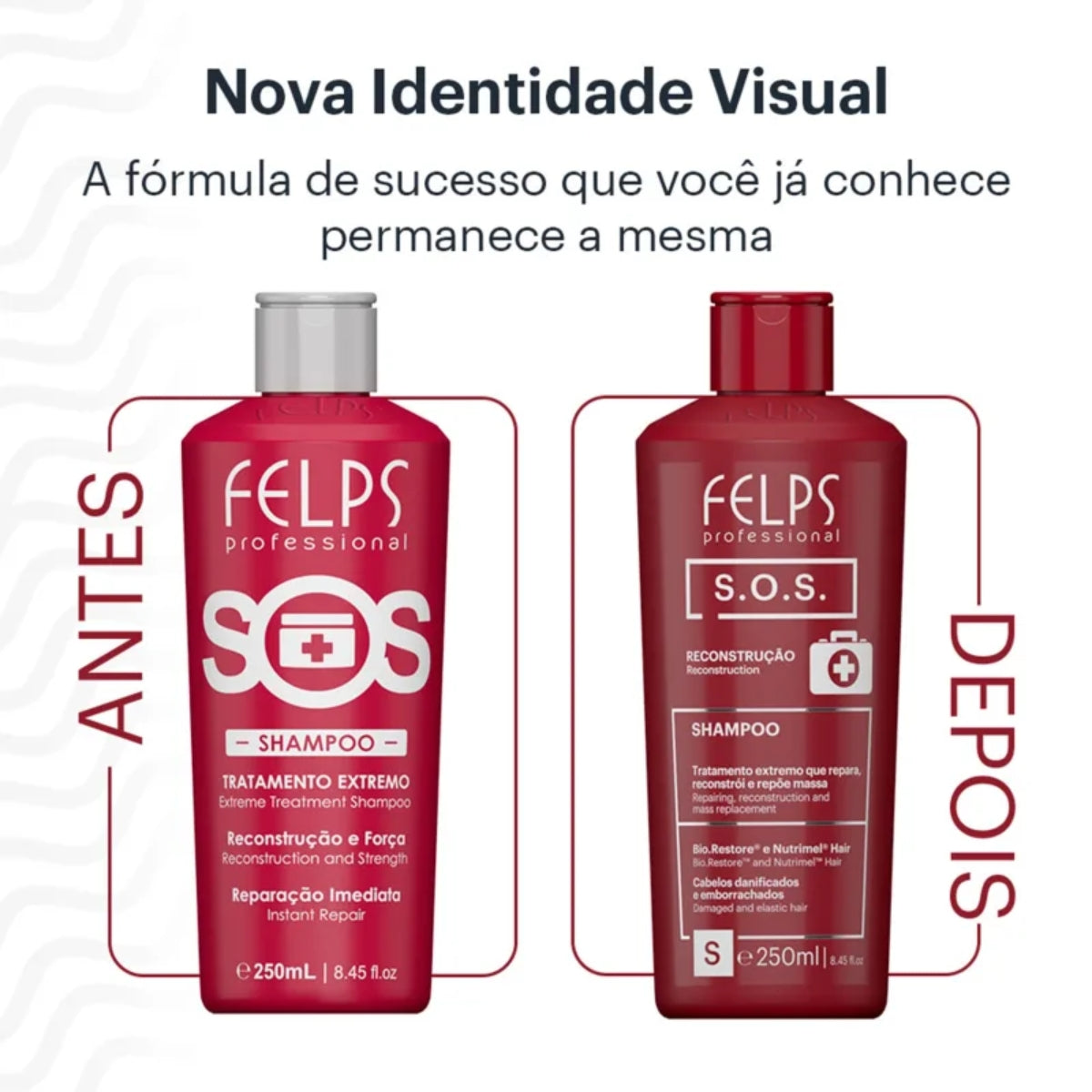 Shampoo Felps S.O.S Reconstrução 250 ml