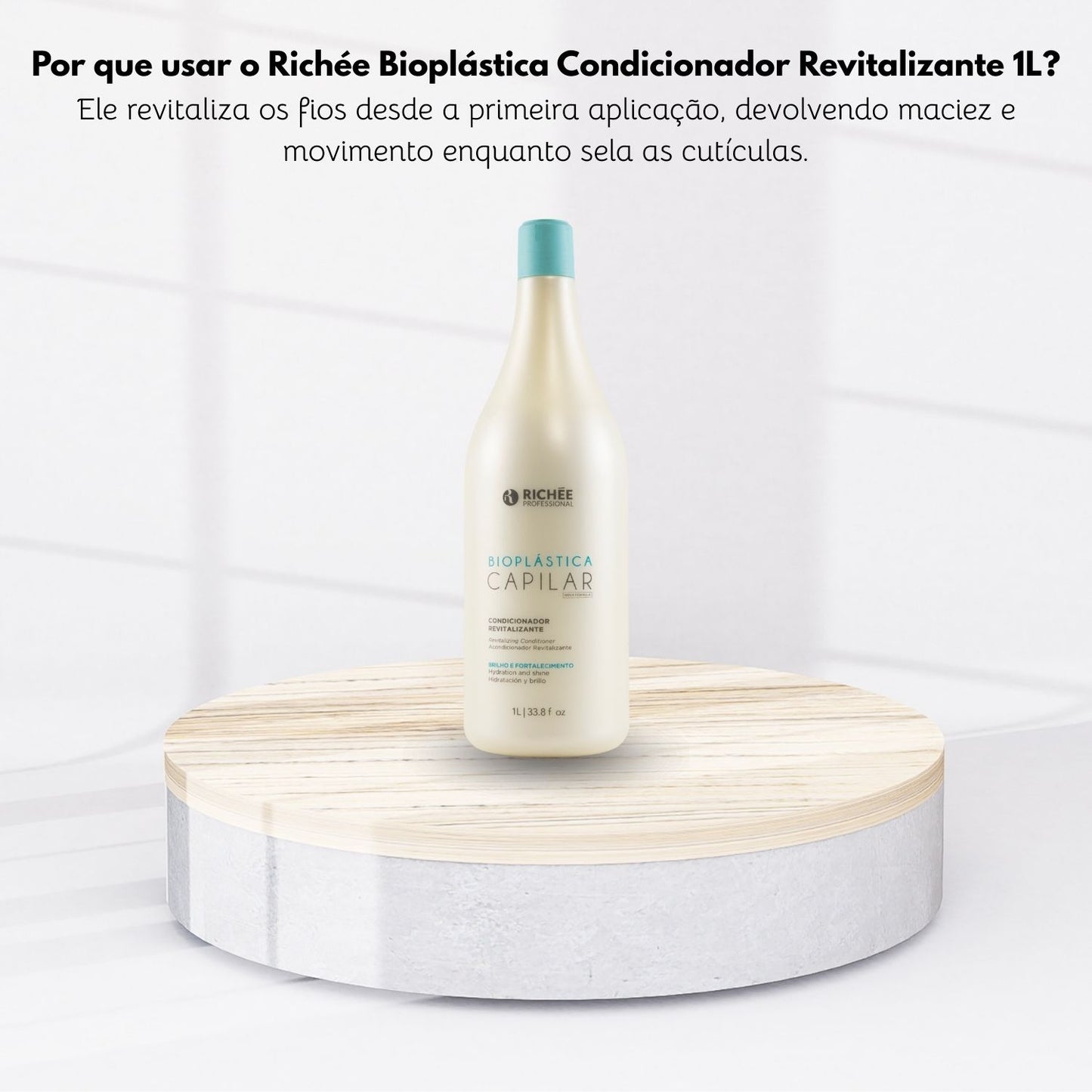 Condicionador Revitalizante Richée Bioplástica 1000 ml