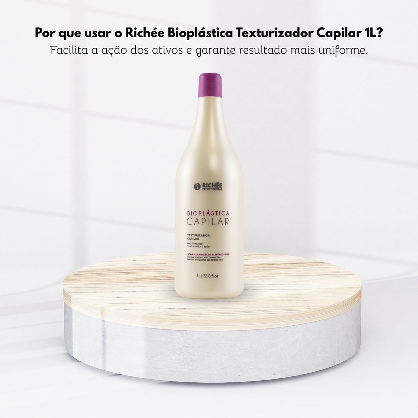 Texturizador Capilar Richée Bioplástica Antifrizz 1000 ml
