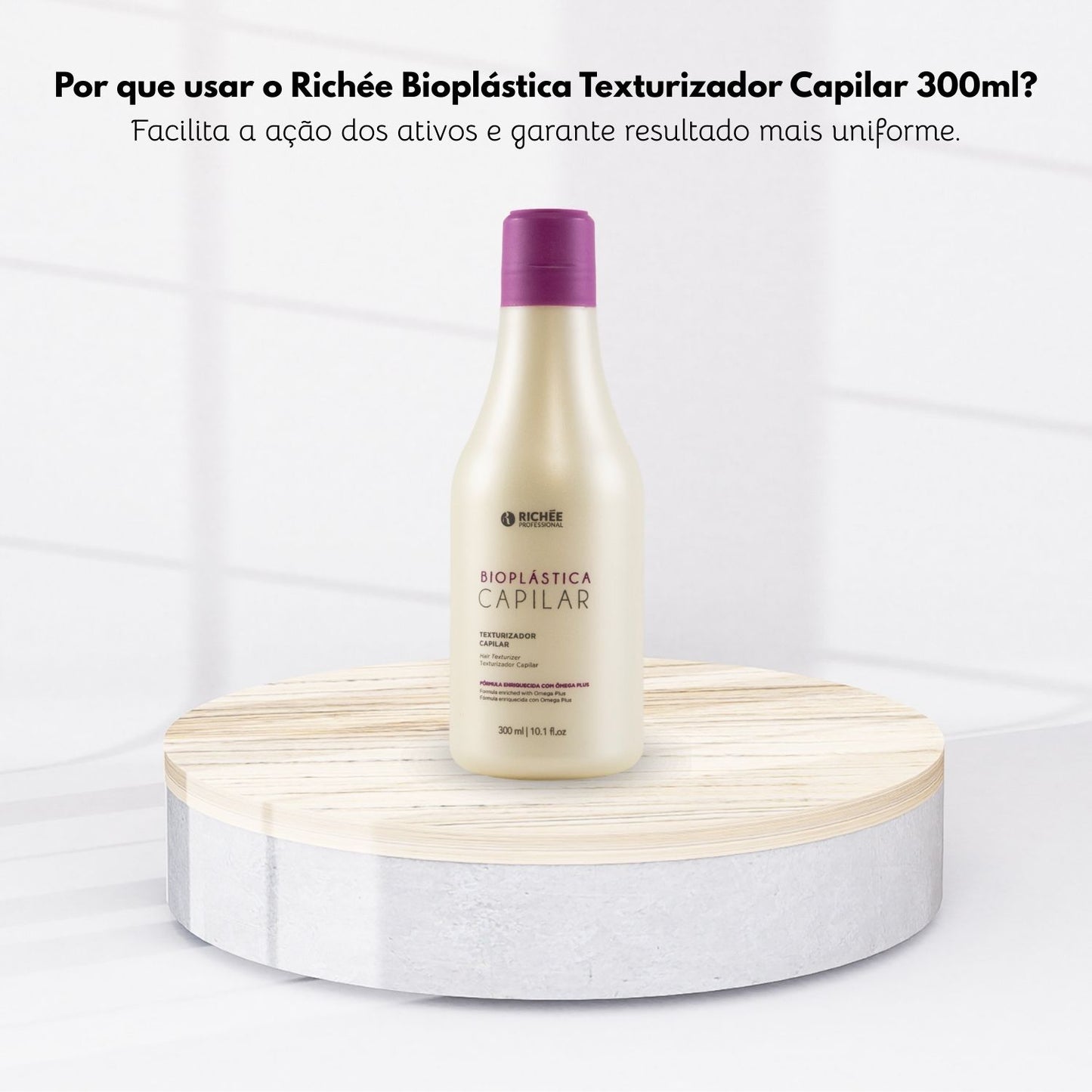 Texturizador Capilar Richée Bioplástica Antifrizz 300 ml