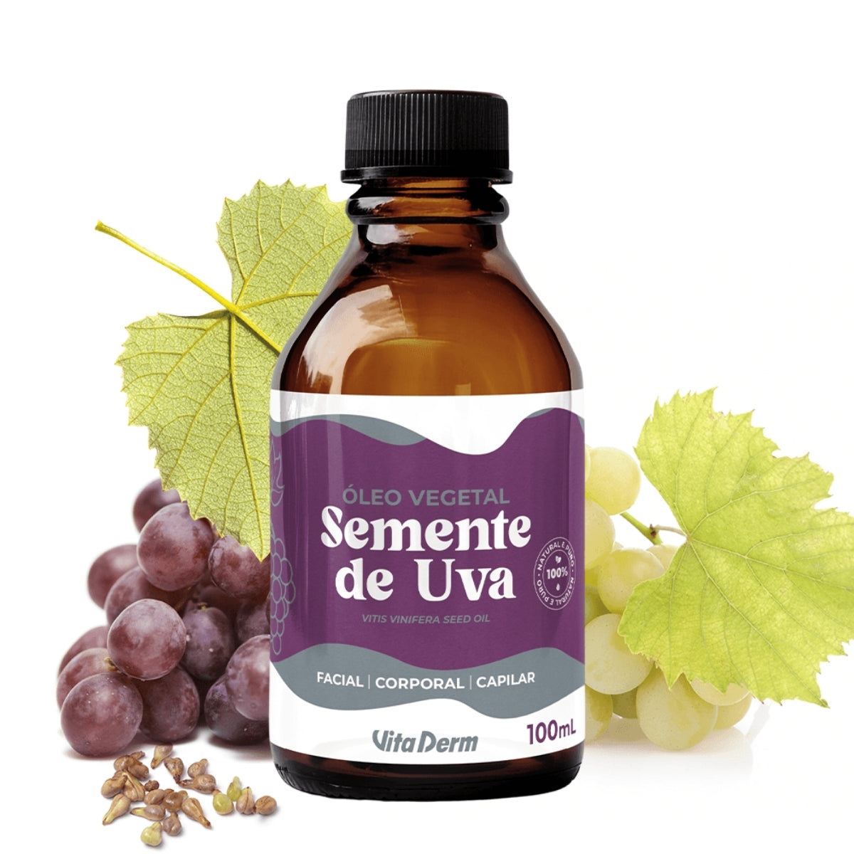 Vita Derm Oleo Vegetal de Semente de Uva 100 ml
