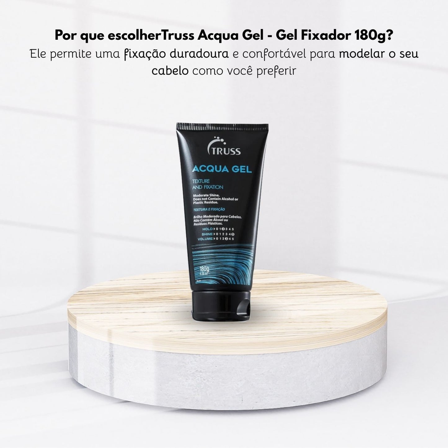 Gel Fixador Truss Gel Finalizador Definição e Fixação Duradoura 180 g