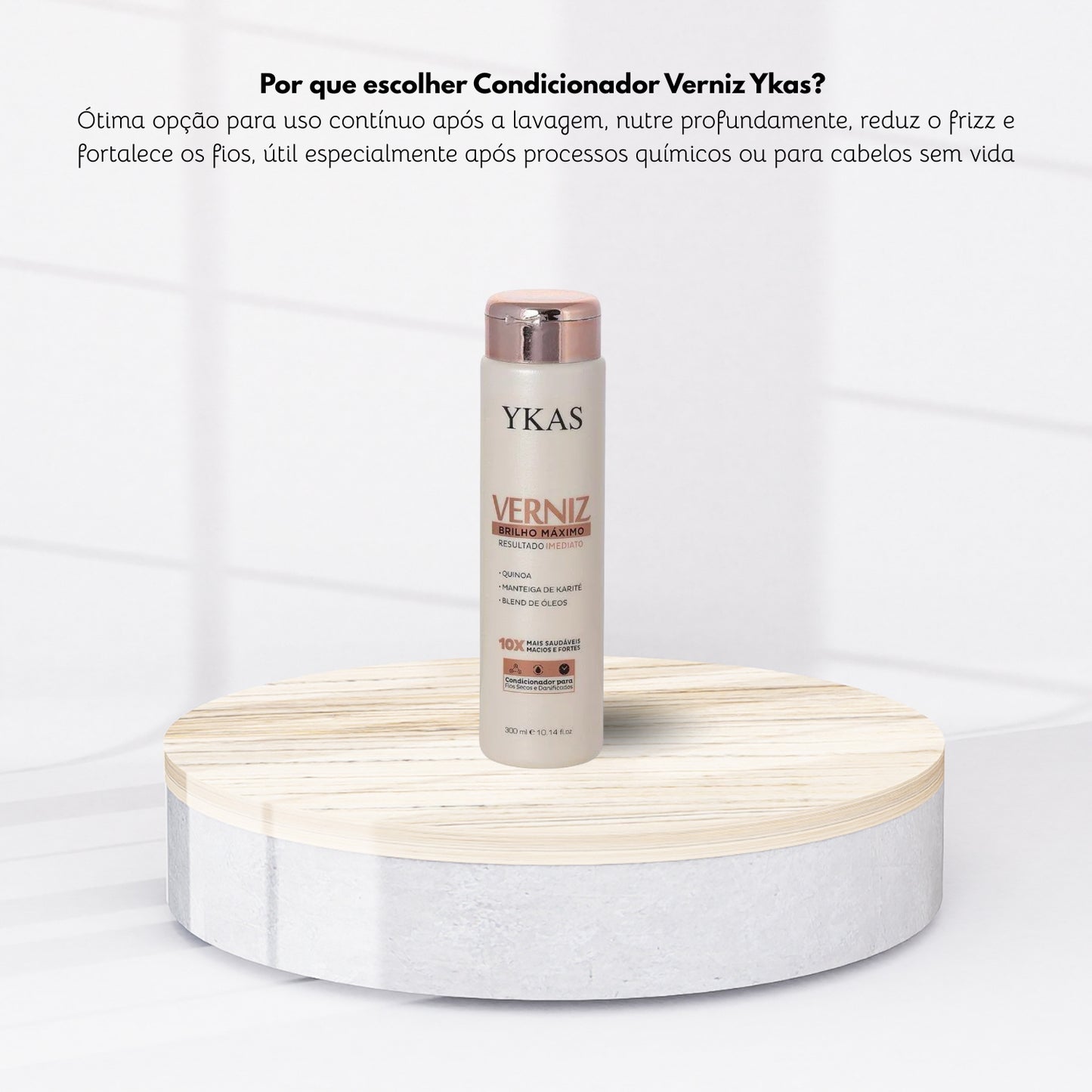 Condicionador Ykas Verniz Brilho Mágico 300 ml