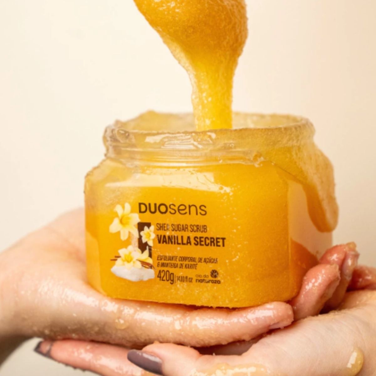 Esfoliante Cia da Natureza Duosens Vanilla Secret 420 g