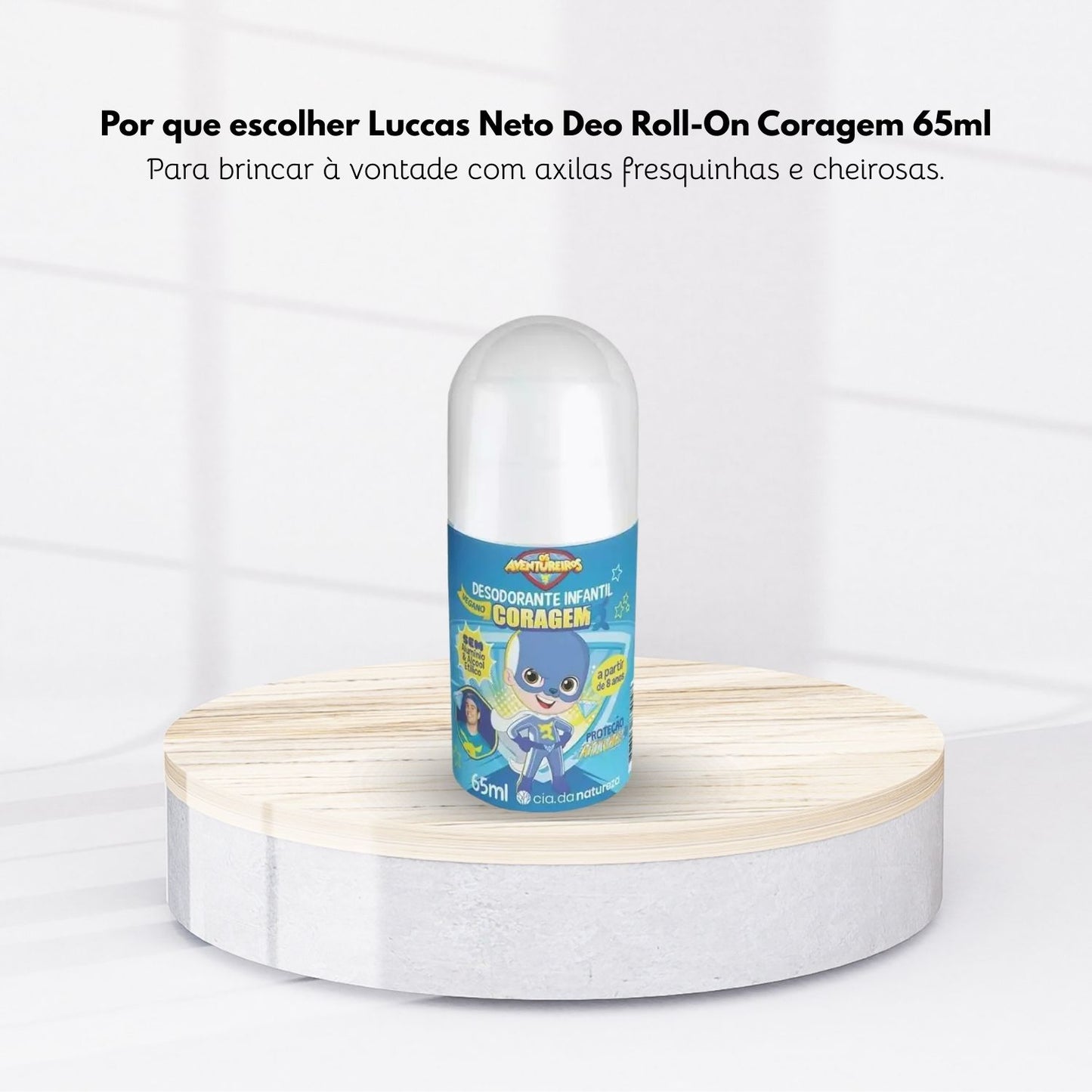 Cia da Natureza Luccas Neto Deo Roll On Coragem 65 ml