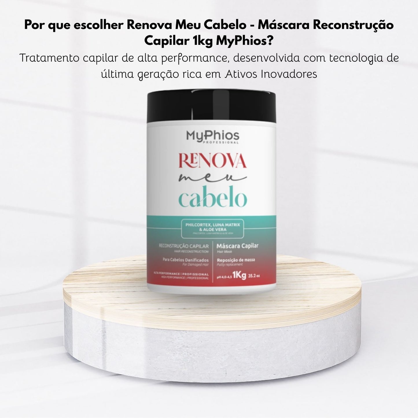 Máscara MyPhios Renova Meu Cabelo 1 Kg