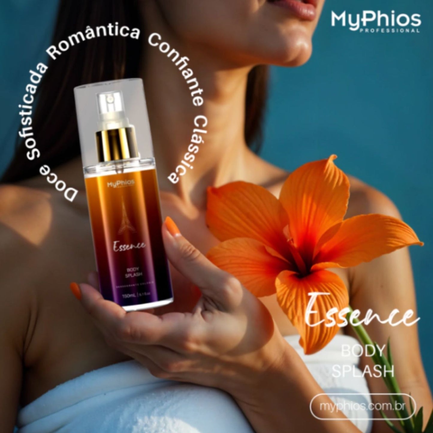 Body Splash MyPhios Essence Fragrância Refrescante 150 ml