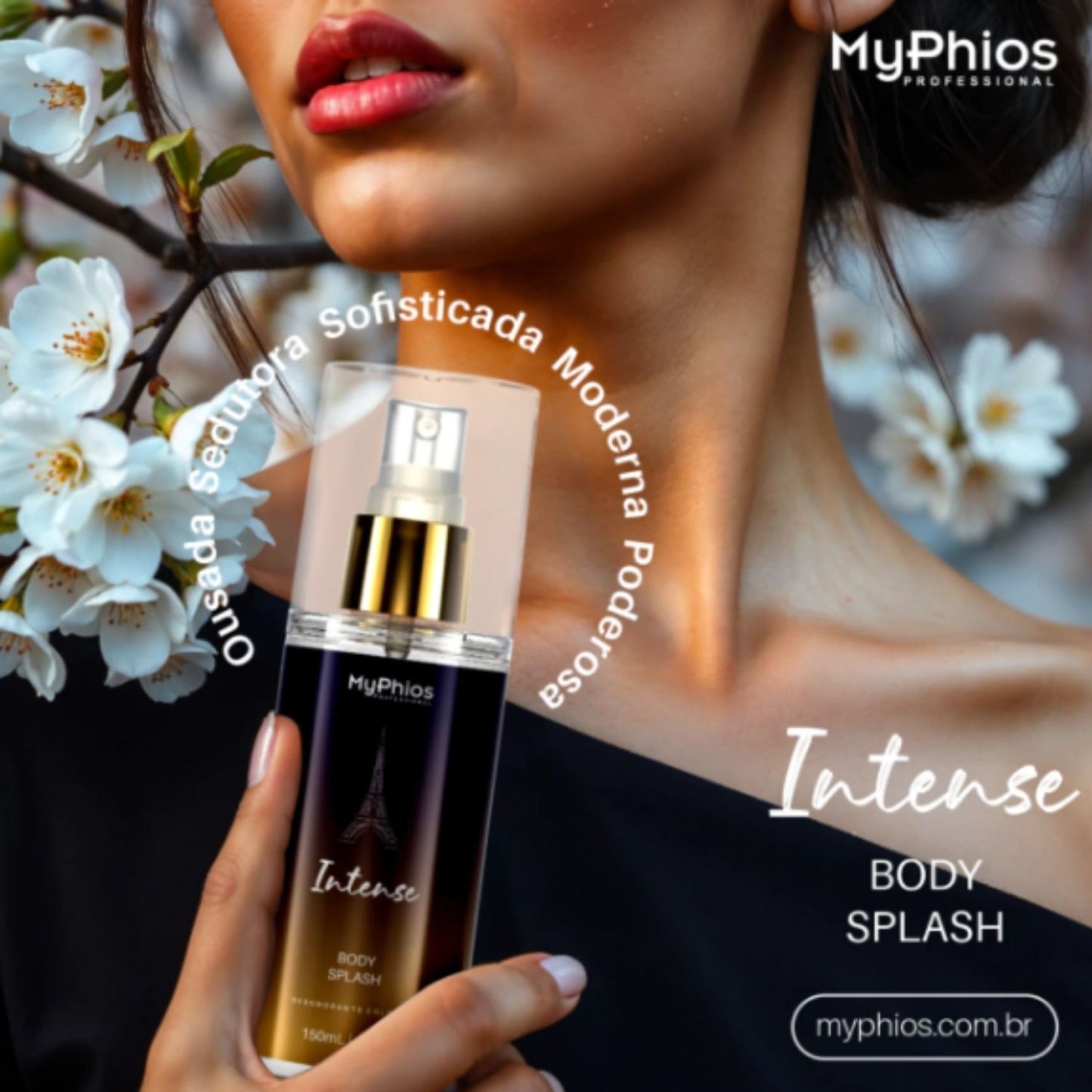 Body Splash MyPhios Intense Fragrância Duradoura 150 ml
