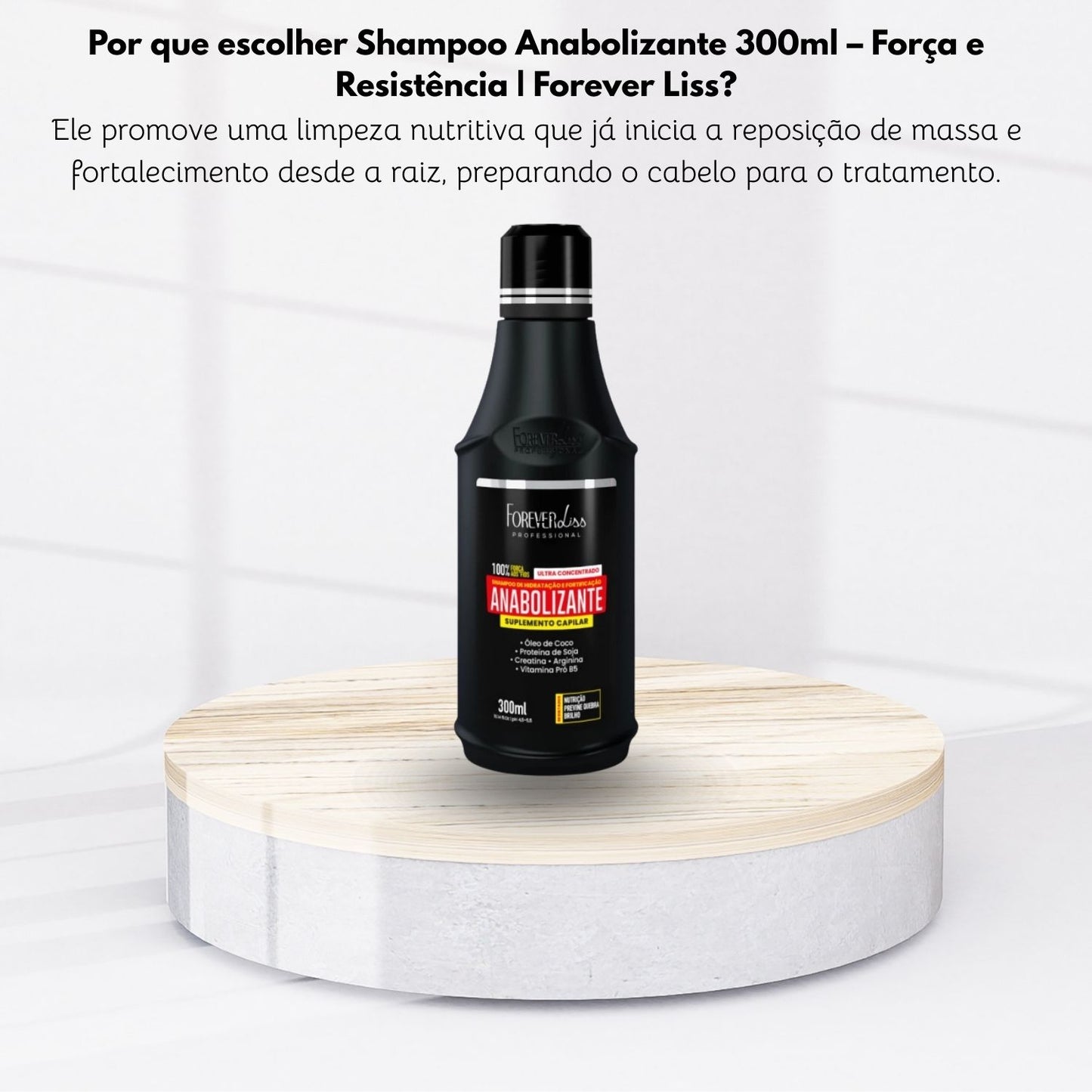 Shampoo Forever Liss Anabolizante 300 ml
