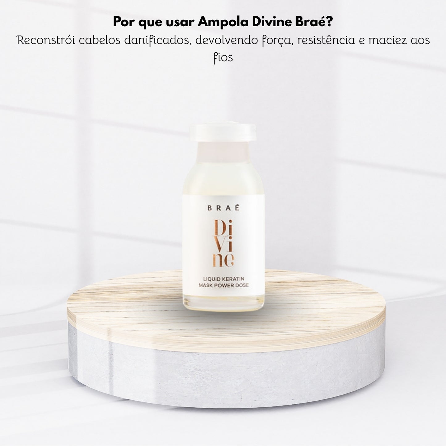 Ampola Braé Divine Power Dose de Tratamento Capilar 13 ml