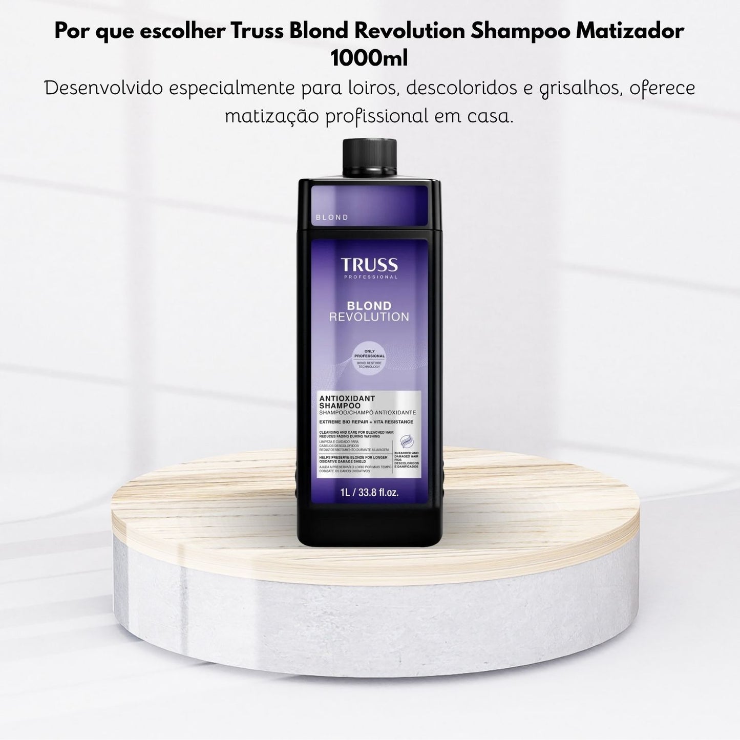 Shampoo Truss Blond Revolution Matizador 1 Litro