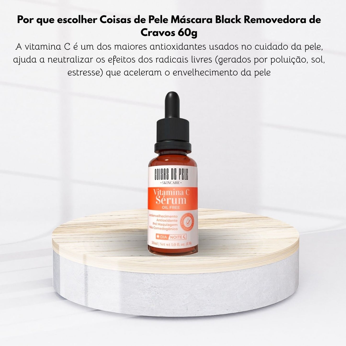 Coisas de Pele Sérum Vitamina C Antioxidante 30 ml