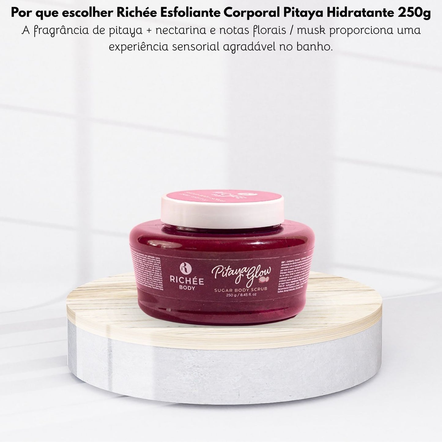 Esfoliante Corporal Richée Pitaya Hidratante 250 g