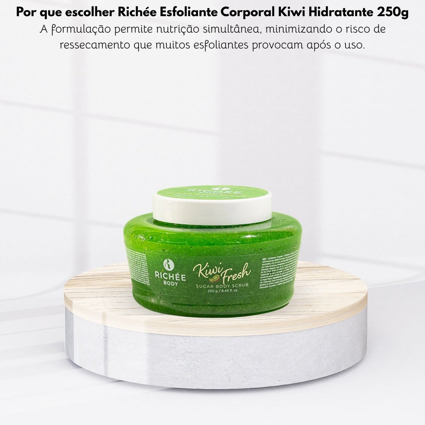Esfoliante Corporal Richée Kiwi Hidratante 250 g