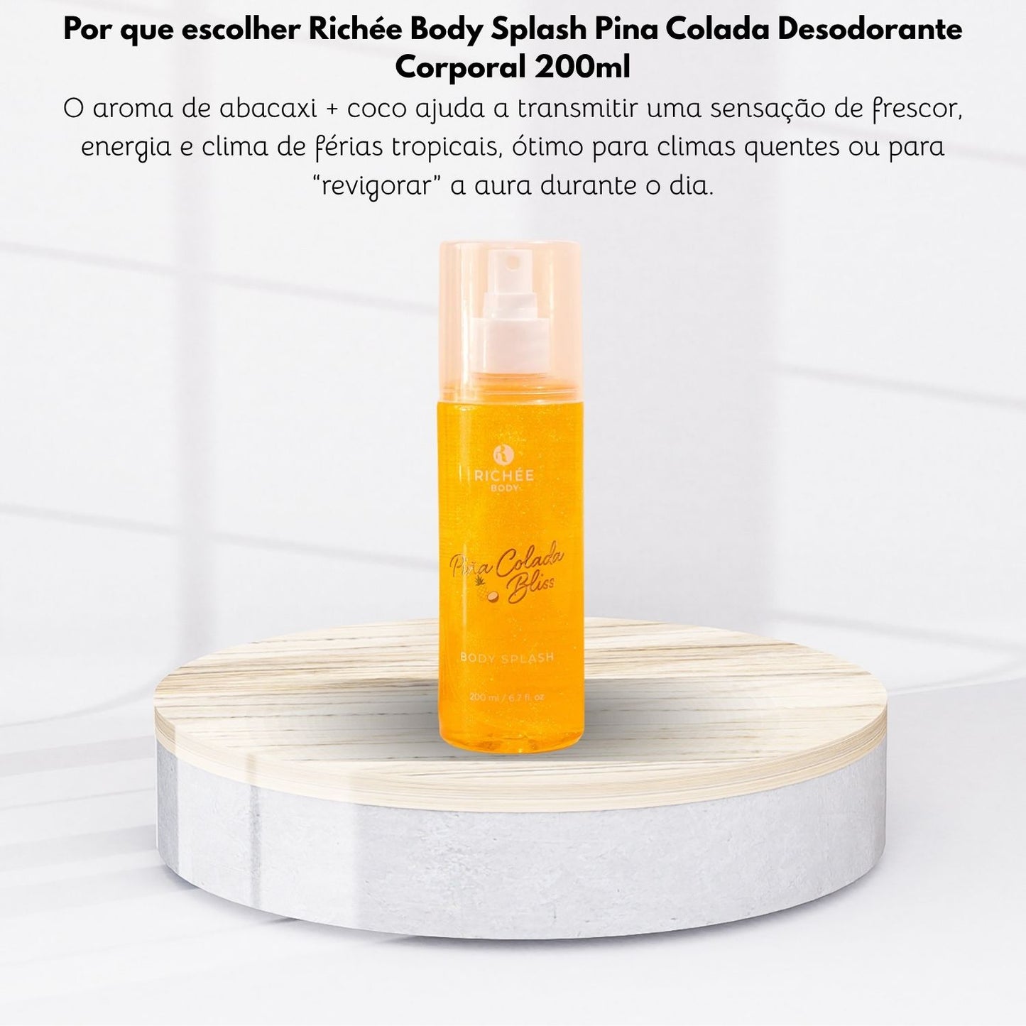 Body Splash Richée Pina Colada Desodorante Corporal 200 ml